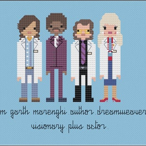 Garth Marenghi parody PDF digital pattern
