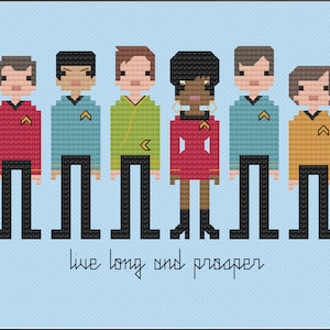 Star Trek parody PDF digital pattern