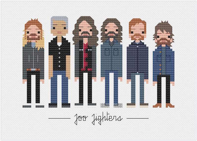 Foo Fighters PDF Digital Pattern image 2