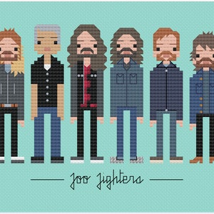 Foo Fighters PDF Digital Pattern image 1