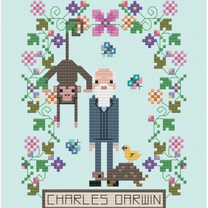 Charles Darwin PDF Digital Pattern
