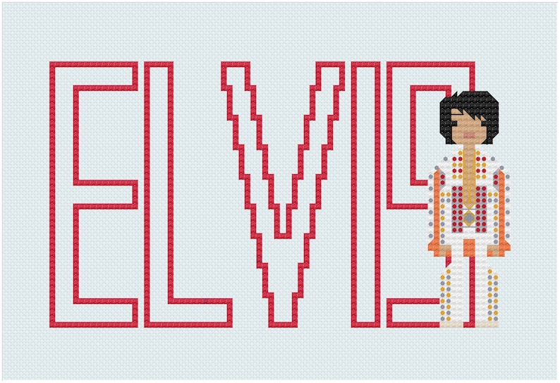 Vegas Elvis PDF Digital Pattern - Etsy