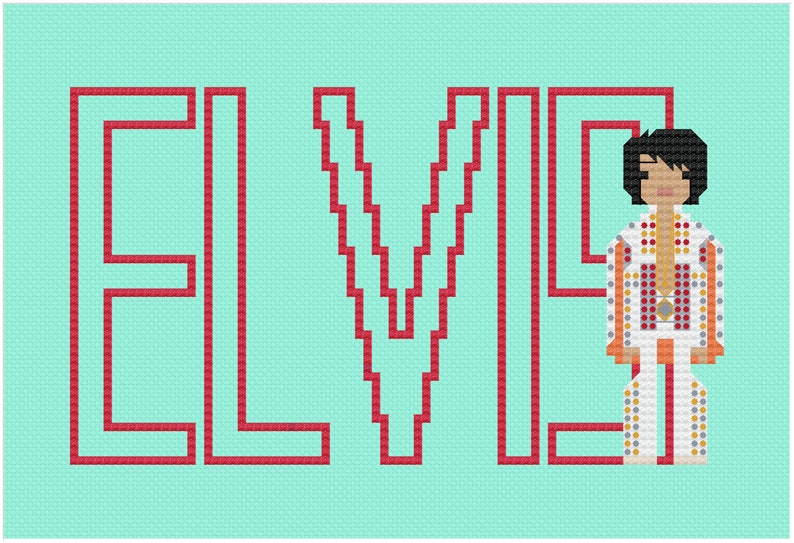 Vegas Elvis PDF Digital Pattern | Etsy
