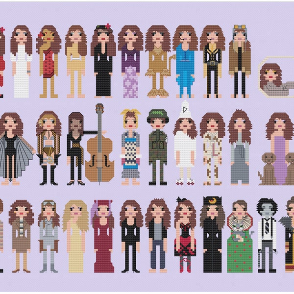 Complete Kate Bush PDF Digital Pattern