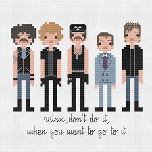Frankie Goes to Hollywood- Relax PDF Digital Pattern