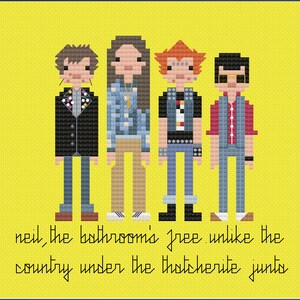The Young Ones parody PDF digital pattern