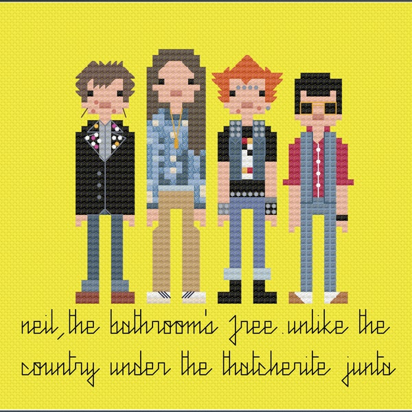 The Young Ones parody PDF digital pattern