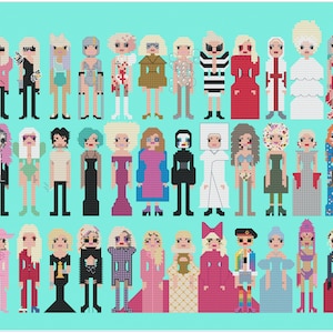 Lady Gaga PDF digital pattern