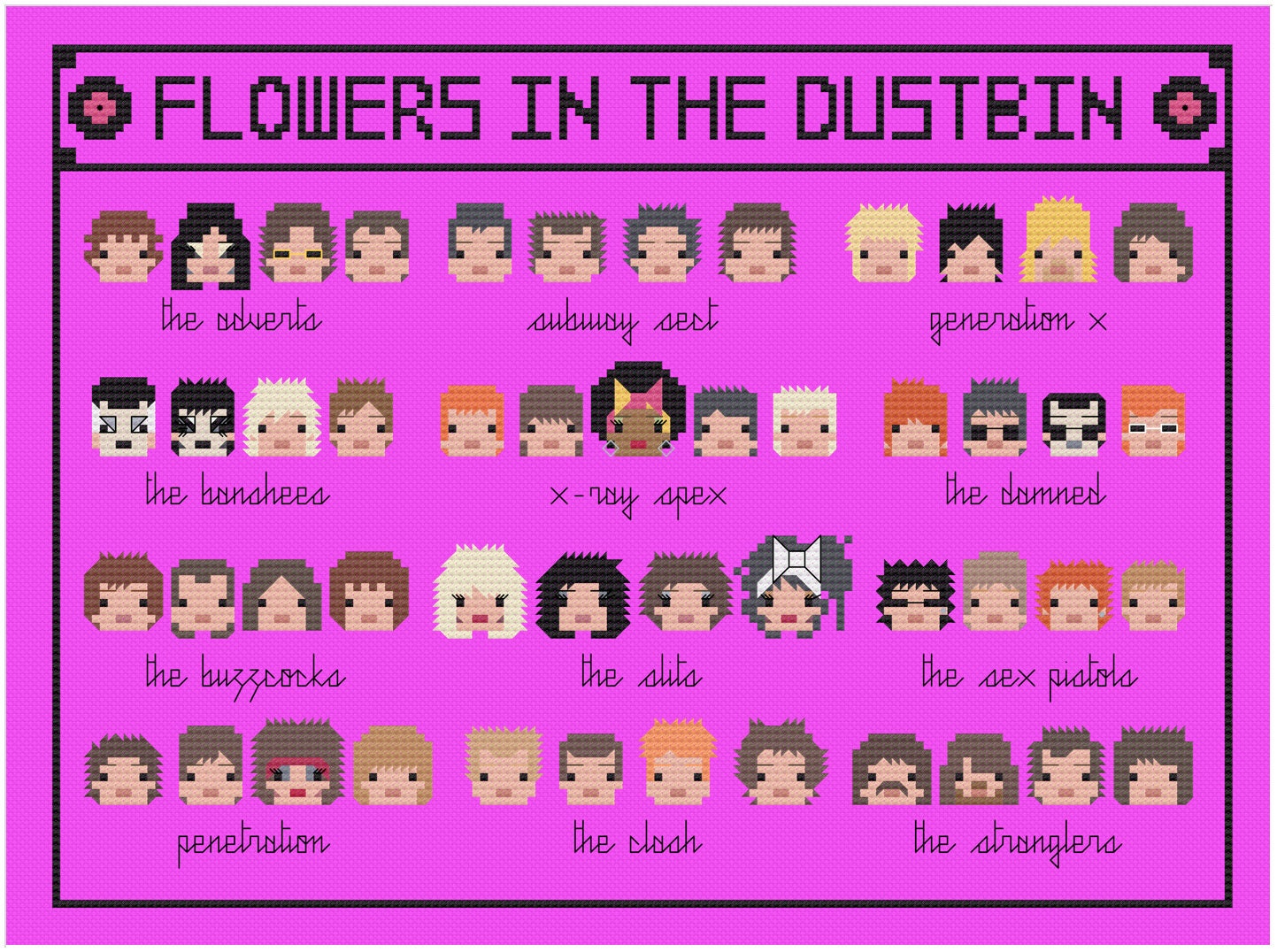 Punk PDF Digital pattern | Etsy