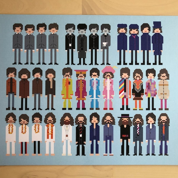 Beatles A4 print