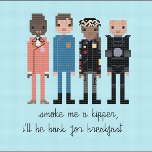 Red Dwarf PDF parody digital pattern