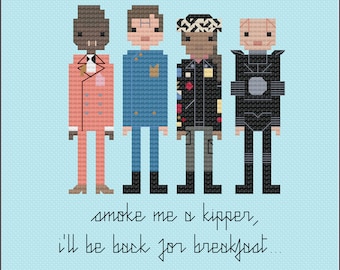 Red Dwarf PDF parody digital pattern