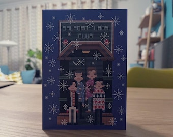 The Smiths blank Christmas card