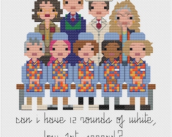 dinnerladies digital PDF pattern