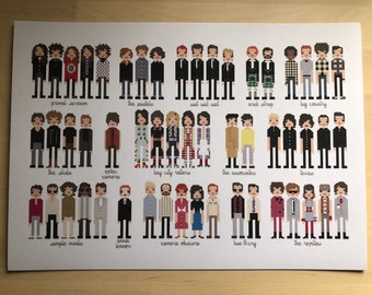 Scottish Bands Part 2 A4 print