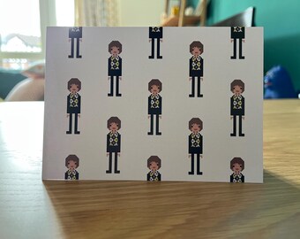 50,000 Fall Fans blank greeting card