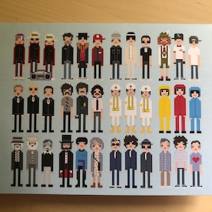 Complete Beastie Boys blank greeting card.