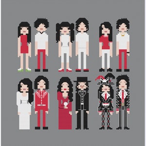 White Stripes PDF Digital Pattern