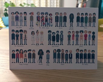 Manchester Music Part 2 large blank greeting card