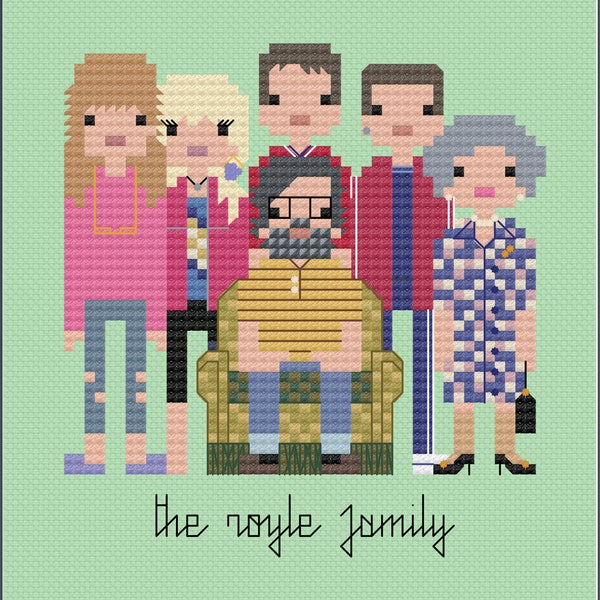 The Royle Family parody PDF digital pattern