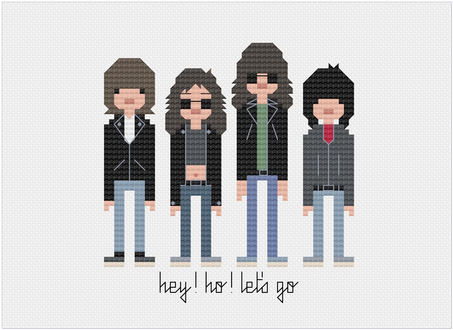 Ramones PDF Digital Pattern - Etsy