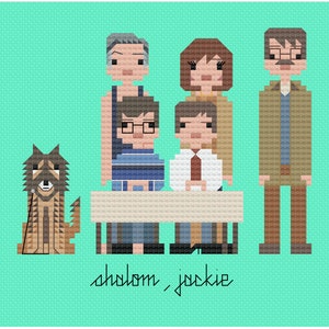 Friday Night Dinner parody PDF Digital Pattern