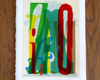 Amazonie / Typodiversité - Screen printing