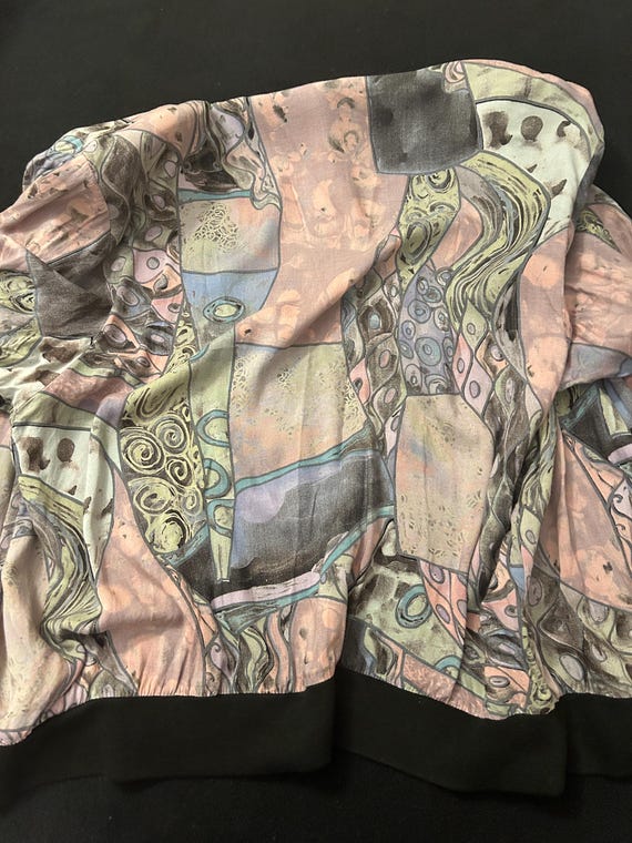 1980’s funky patterned light jacket - image 4