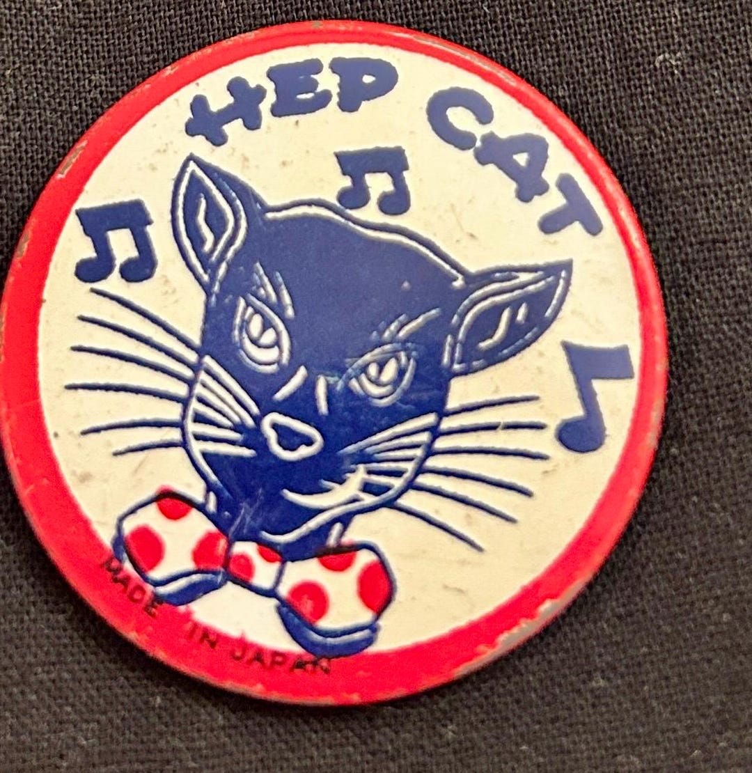 Vintage 40’s/50’s Hep Cat Button - Etsy