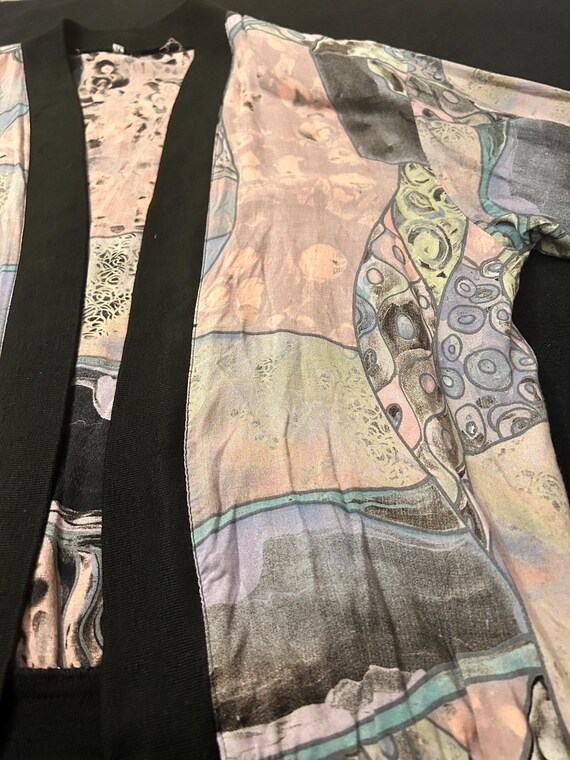 1980’s funky patterned light jacket - image 1