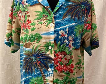 chemise vintage hawaïenne Avon vintage