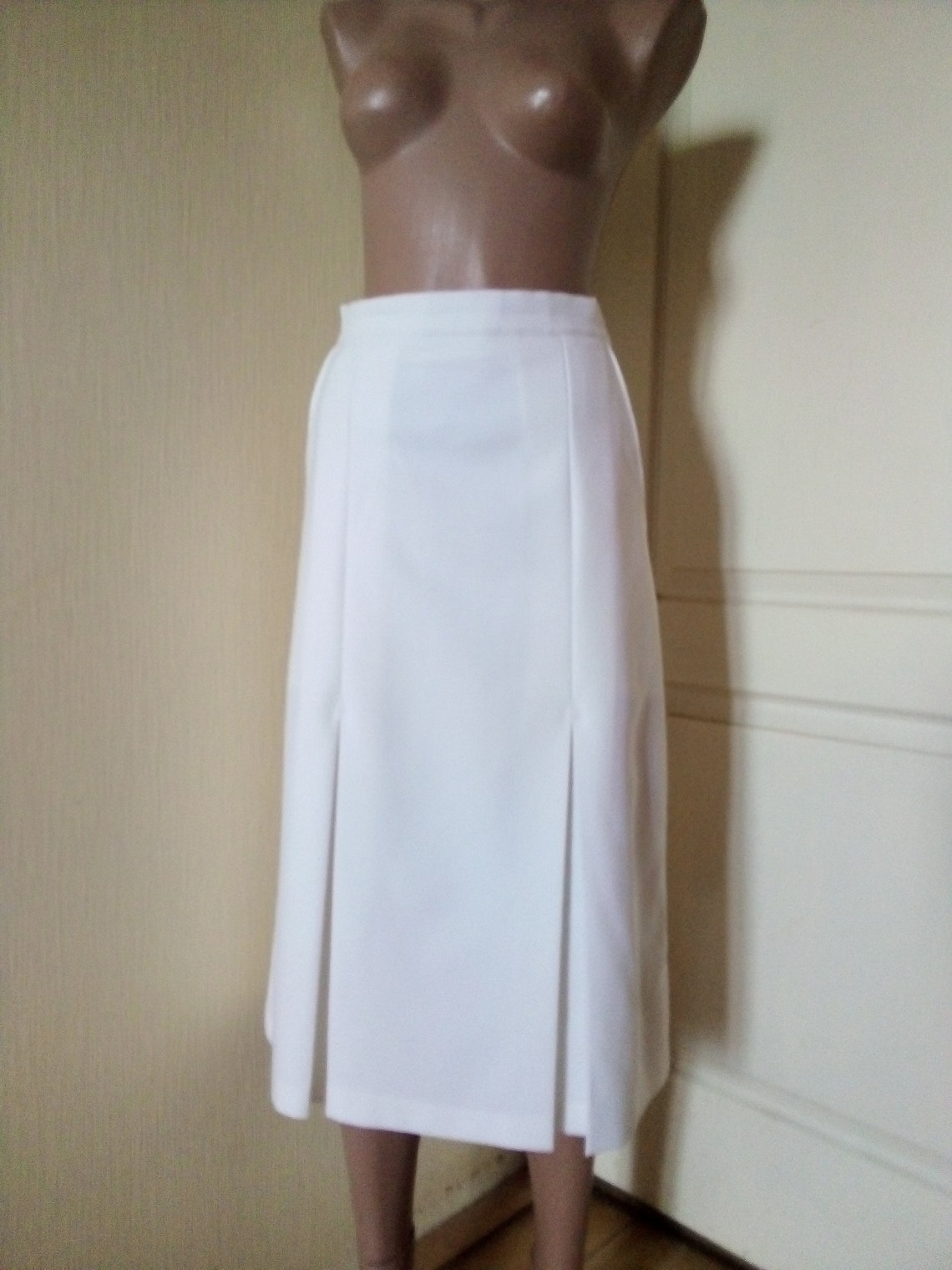 White Folds Skirt Pleats Bowling Skirt Henselite Sports Wear Etsy