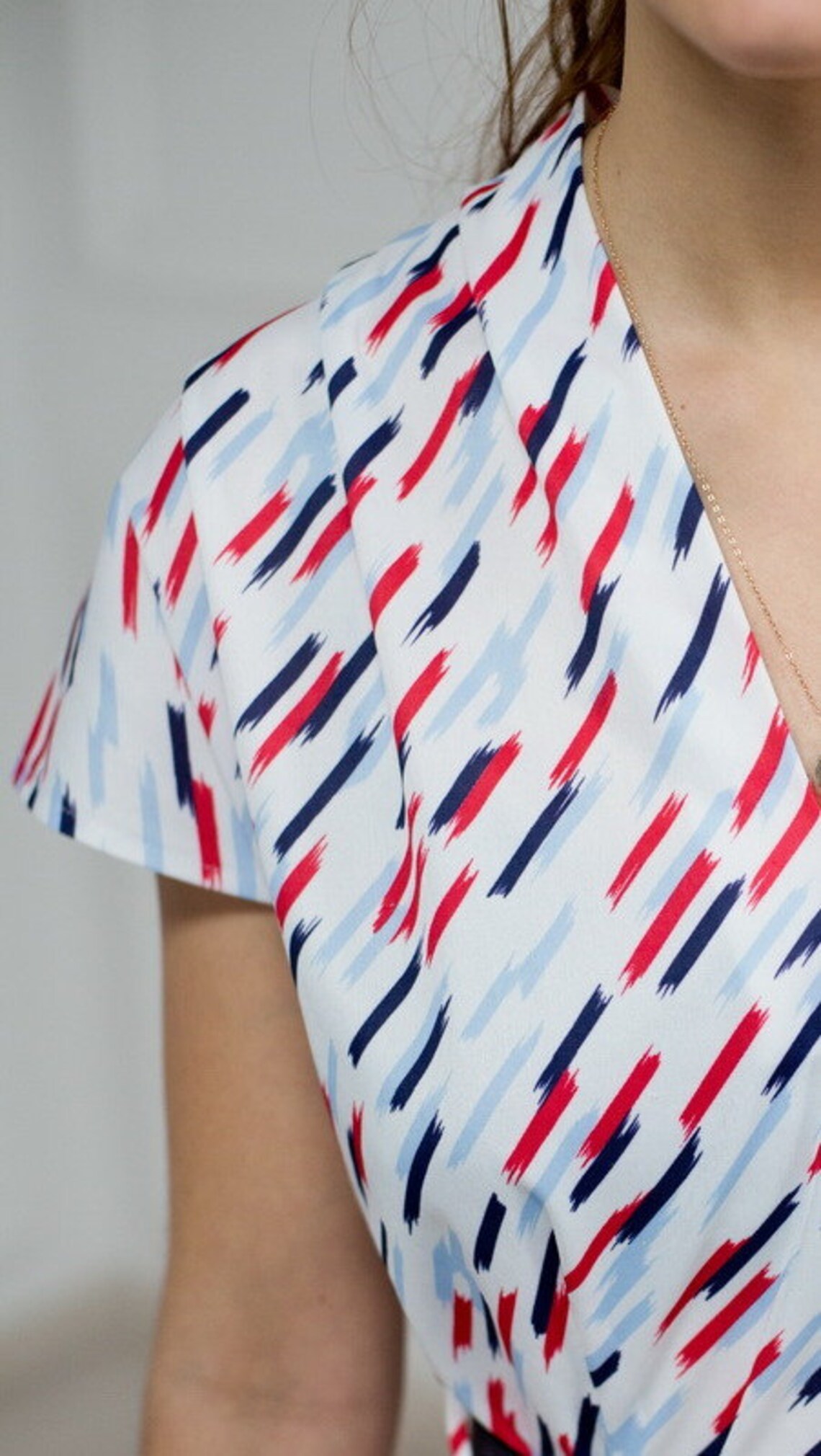 Vintage Tea Dress 70s Day Dress Secretary Dress White Summer Etsy