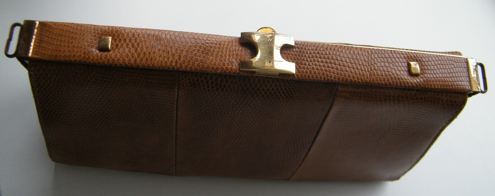 Brown Genuine Lizard Bag Vintage 50's Jane Shilton HandBag | Etsy