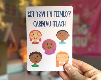 A6 How Am I Feeling? Welsh Flash Cards | Emotions, Feelings Flash Cards, Children’s Emotions, SEND Flash Cards, Cardiau Fflach
