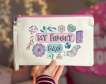 My Fidget Bag | Fidget Storage Pouch, Sensory Bag, Neurodivergent Toolkit, Sensory Kit, Fidget Travel Bag