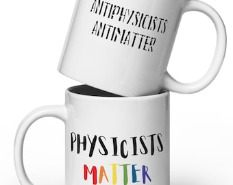 Fysiker spelar roll (Antifysiker Antimateria) Mugg