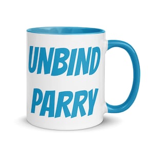UNBIND PARRY Deadlock fan-art meme ceramic mug