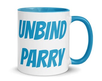 UNBIND PARRY Deadlock fan-art meme ceramic mug