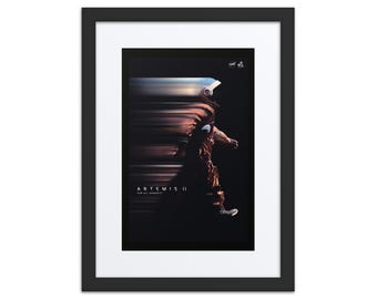 Artemis II - För hela mänskligheten - Rymddräkt - Inramad tavla