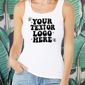 Custom Tank Top for Women, Christmas Gift for Her, Personalized Face Shirt,  Holiday Book Lover and Teacher Gifts, Custom Mom Shirts
