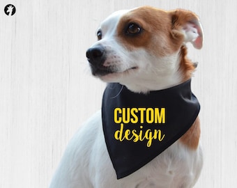 Custom Dog Bandanas - Create Your Own Pet Accessories with Personalized Text and Graphics