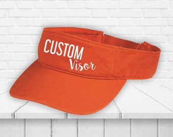 personalized visor hats