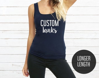 long spandex tank tops