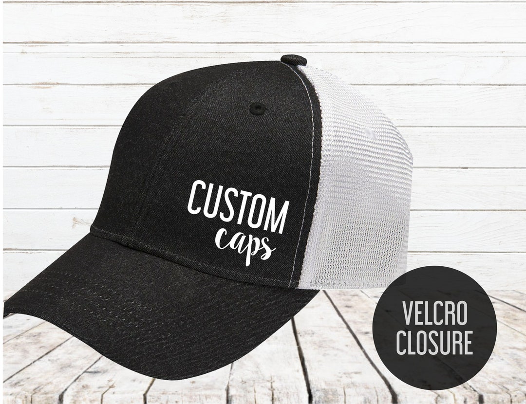 Custom Caps Custom Hats Printing Custom Baseball Cap Trucker Hats Heat Press Vinyl Trucker Hat