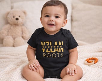 Venezuelan Roots Baby Onesie, VZLAN Baby Bodysuit, Venezuelan Heritage Baby Gift, Latino Baby Outfit, Venezuela Pride Clothes