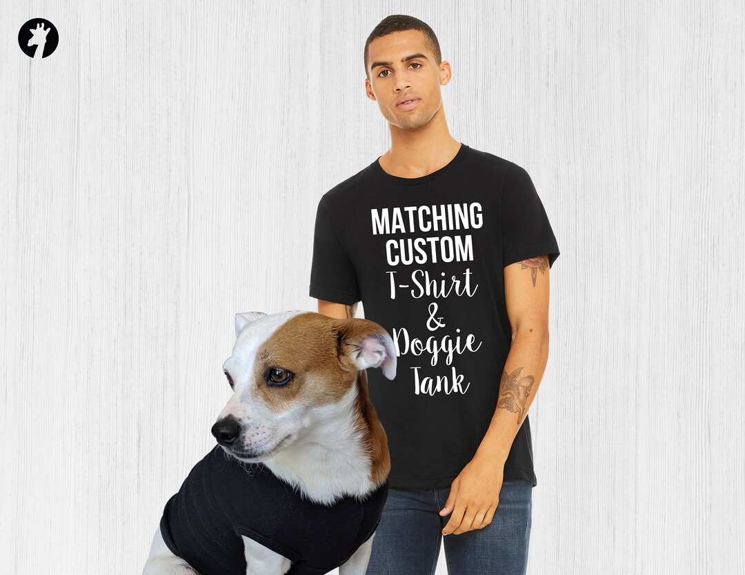 Custom Dog and Owner Matching Shirts, Dog and Mom, Dog and Owner Gift