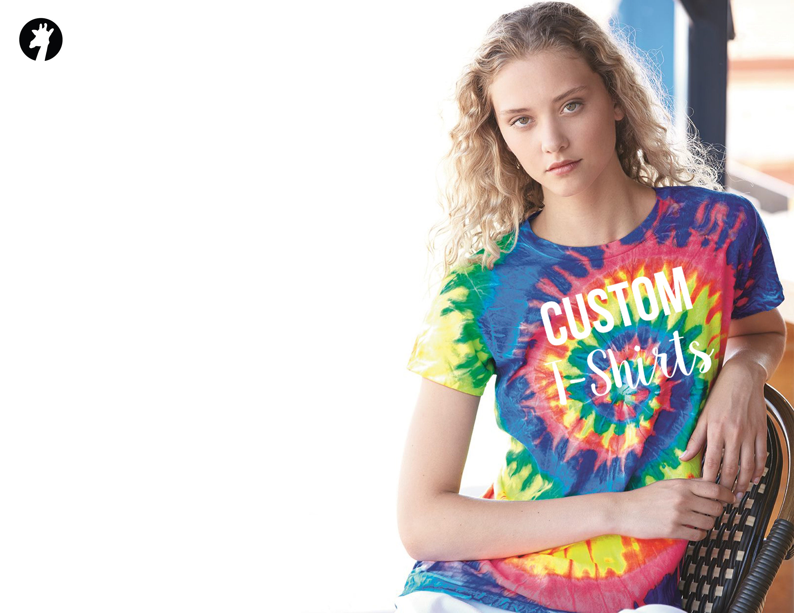 Custom Tie Dye T-shirts Tie Die Shirts 