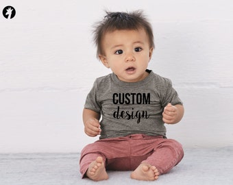 Custom Baby Triblend T-shirts | T-shirt Design | Personalized Baby Shirts | Custom T-shirts | Customized shirts with your own design