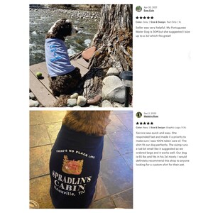 Custom Dog Shirts Create Your Own Pet Shirts with Personalized Text and Graphics RUN SMALL image 7